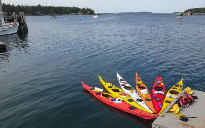 sea kayaking trip for teens in maine
